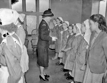 Nursing Cadets enrolled at Council Offices, Lepton 	