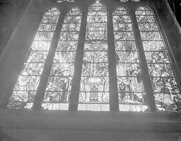 Stained Glass Window, St John's Church, Birkby 	
