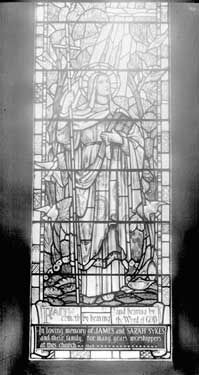 Memorial Stained Glass Window, Golcar Parish Church 	