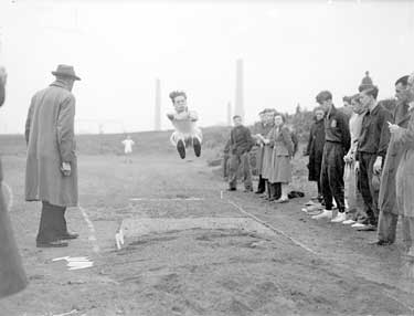 Leeds Road Playing Fields: Athletics, Mr D Smith, Junior Long Jump 	