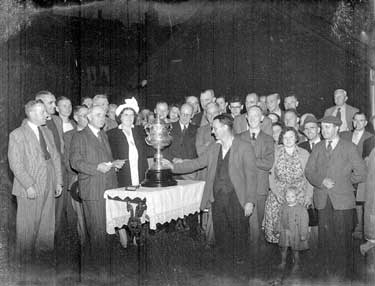 Presentation of subscription cup 	