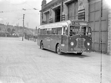 New bus, Passenger Transport Department, Huddersfield 	