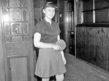 Mary Jamieson - Yorkshire table tennis player 	