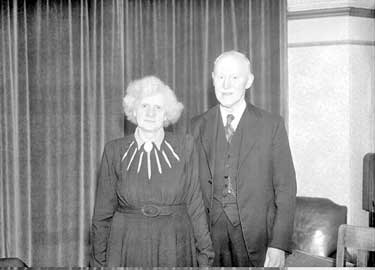 Mr and Mrs J. W. Taylor golden wedding 	