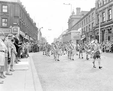 Scouts Parade, Market Place, Huddersfield 	