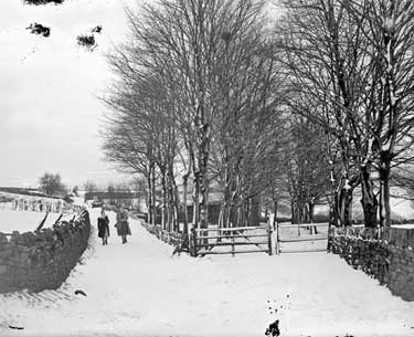 Snow Scene, Farnley Tyas 	
