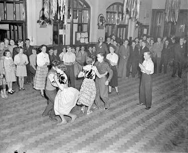 Square Dancing Display by Schoolchildren, Woodhouse 	