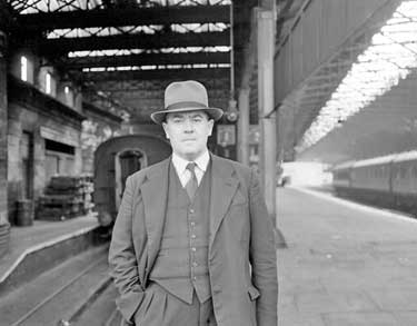 Mr Clarke, New Pass Agent, Huddersfield Station 	