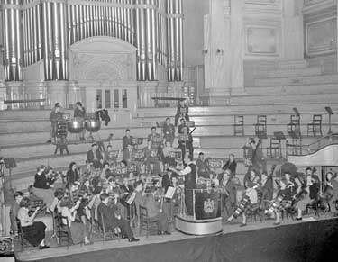 Central Youth Orchestra at Huddersfield Town Hall 	