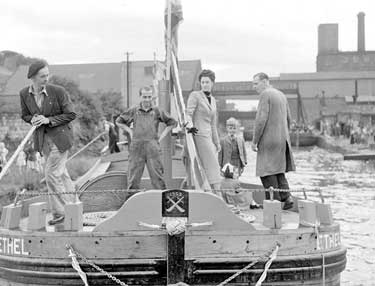 Barge launch of Mirfield 	