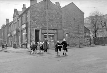 School crossing at Birkby, Huddersfield 	