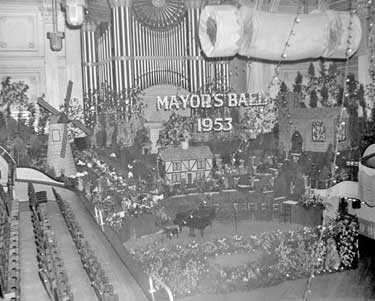 Decorations at Mayors Ball 	