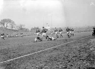 Rugby match: Fartown v Barrow 	