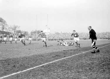 Rugby match: Fartown v Barrow 	