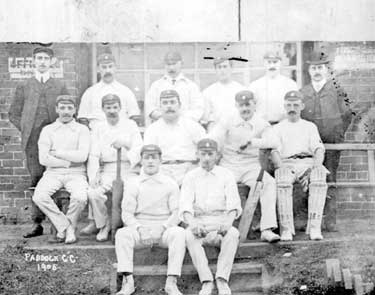 Paddock cricket team 1905 	