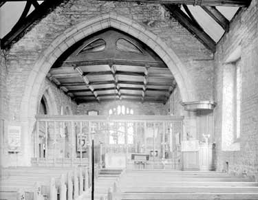 Emley church interior 	
