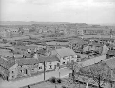 General view of Emley, Huddersfield 	