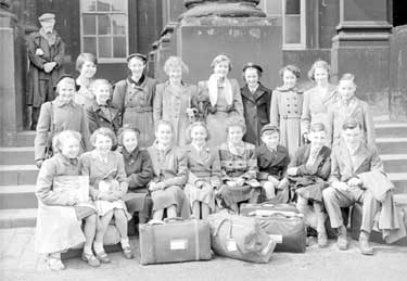 Almondbury school children going to Germany 	