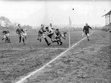 Rugby match: Fartown v Castleford 	