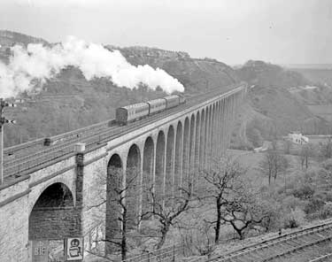 Lockwood viaduct and train 	