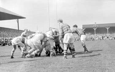 Rugby match: Fartown v St Helens at St Helens 	