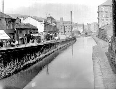 Canal at Slaithwaite, Huddersfield 	