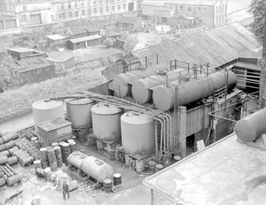 Battey's Oil works, D Battey and Son Limited, Milnsbridge, Huddersfield 	