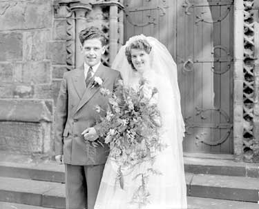Margaret Taylor wedding, Clayton West, Huddersfield 	