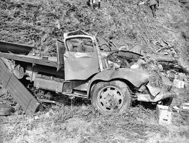Fatal lorry crash, Holme Moss 	