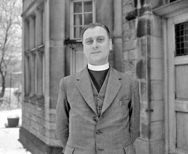Reverend G L Lawrence, new vicar of Newsome, Huddersfield 	