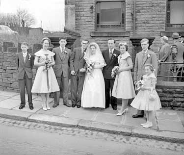 Baldwin/Ramsden wedding at Almondbury, Huddersfield 	