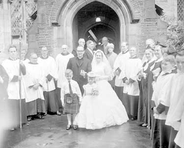 Wedding of Reverend J. P. Patrick 	