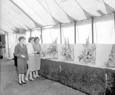 Vegetable and flower show at Greenhead Park 	