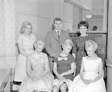 Hairdressing competition, Town Hall. 	