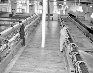 New machinery at Knoll Spinning Company 	