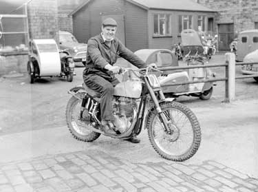 Motor Cyclist, Terry Sylvester. 	