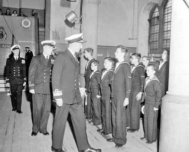 Sea Cadets inspection 	