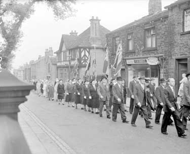 New British Legion Standard at Almondbury, Huddersfield 	