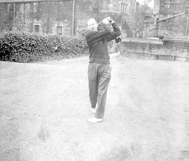 Mr S W Evans, Golf Professional at Woodsome Hall 	