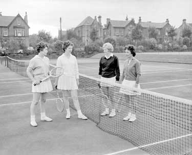 Tennis at Greenhead Park, Huddersfield 	