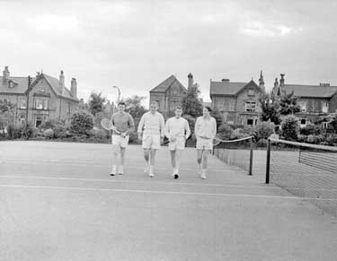 Tennis at Greenhead Park, Huddersfield 	