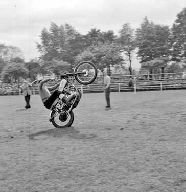 Motorcycle stunts 	