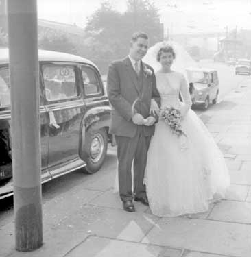 Lockwood/Hoyle wedding at Almondbury, Huddersfield 	