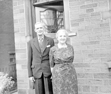 Mr and Mrs Hutton, Golden wedding, Dalton, Huddersfield 	