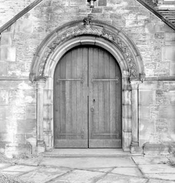 Norman entrance, Hartshead Church 	