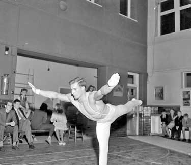 B Hayhirst, gymnast 	
