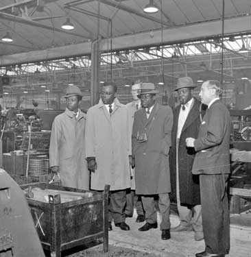 Ghana labour officers at David Brown's Tractors 	