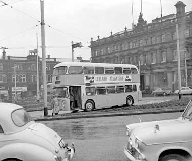 New Corporation bus on trial, St George's Square 	