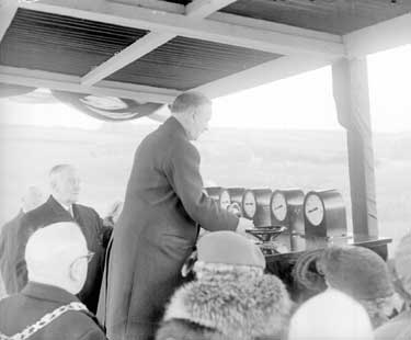 Digley Reservoir Opening by Lord Scarborough 	