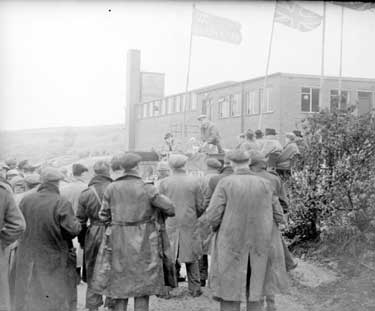 Opening of Pithead Baths at Lepton Edge by Sir Noel Holmes 	